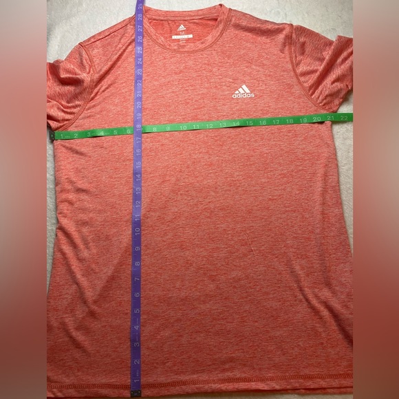 Adidas Golf Men's Sz M T-Shirt (Semi Turbo Peach) Tech Tee Heather NWT MSRP $30 - Picture 3 of 6